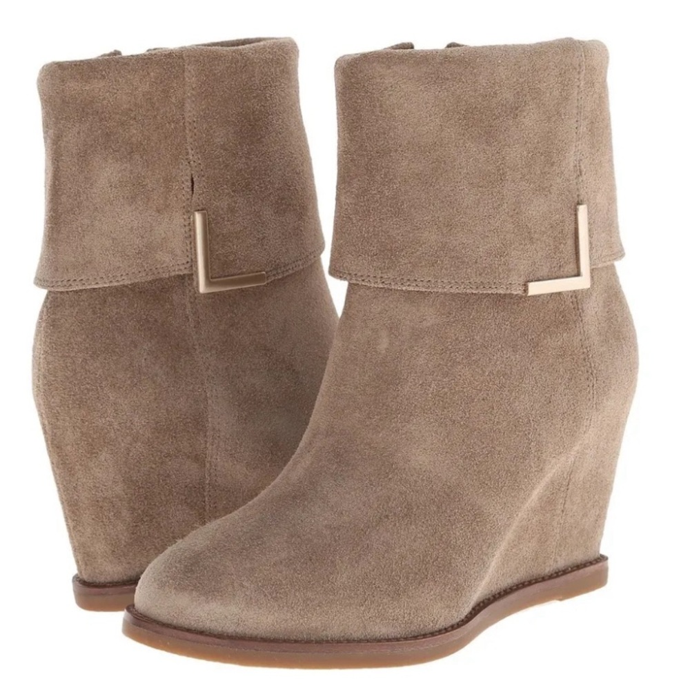 Johnston & Murphy Size 6.5 Brynn Cuff Wedge Bootie